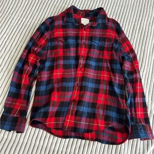 American Eagle Outfitters Men’s Red Plaid Flannel